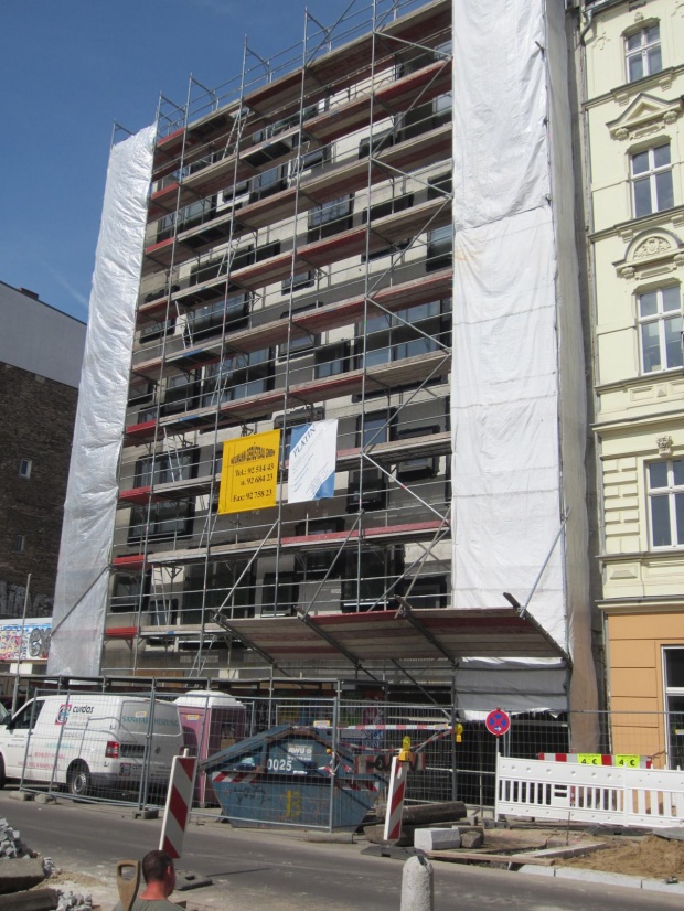 Apartmenthaus Choriner Strasse Berlin im Bau